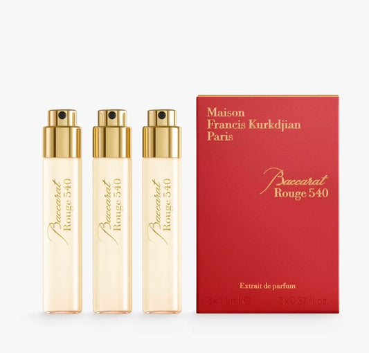 MAISON FRANCIS KURKDJIAN Paris Baccarat Rouge 540 Extrait de Parfum 11ml x 3