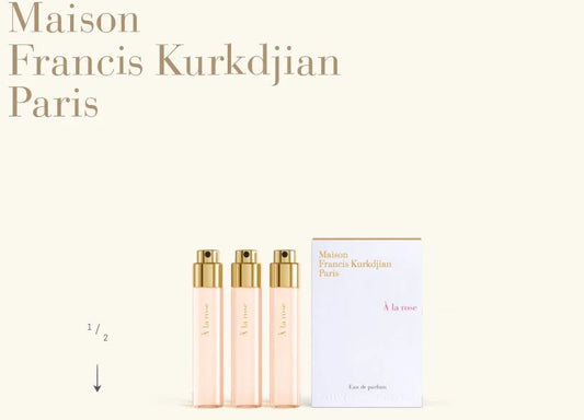 MAISON FRANCIS KURKDJIAN PARIS A la rose Edo 11ml x 3